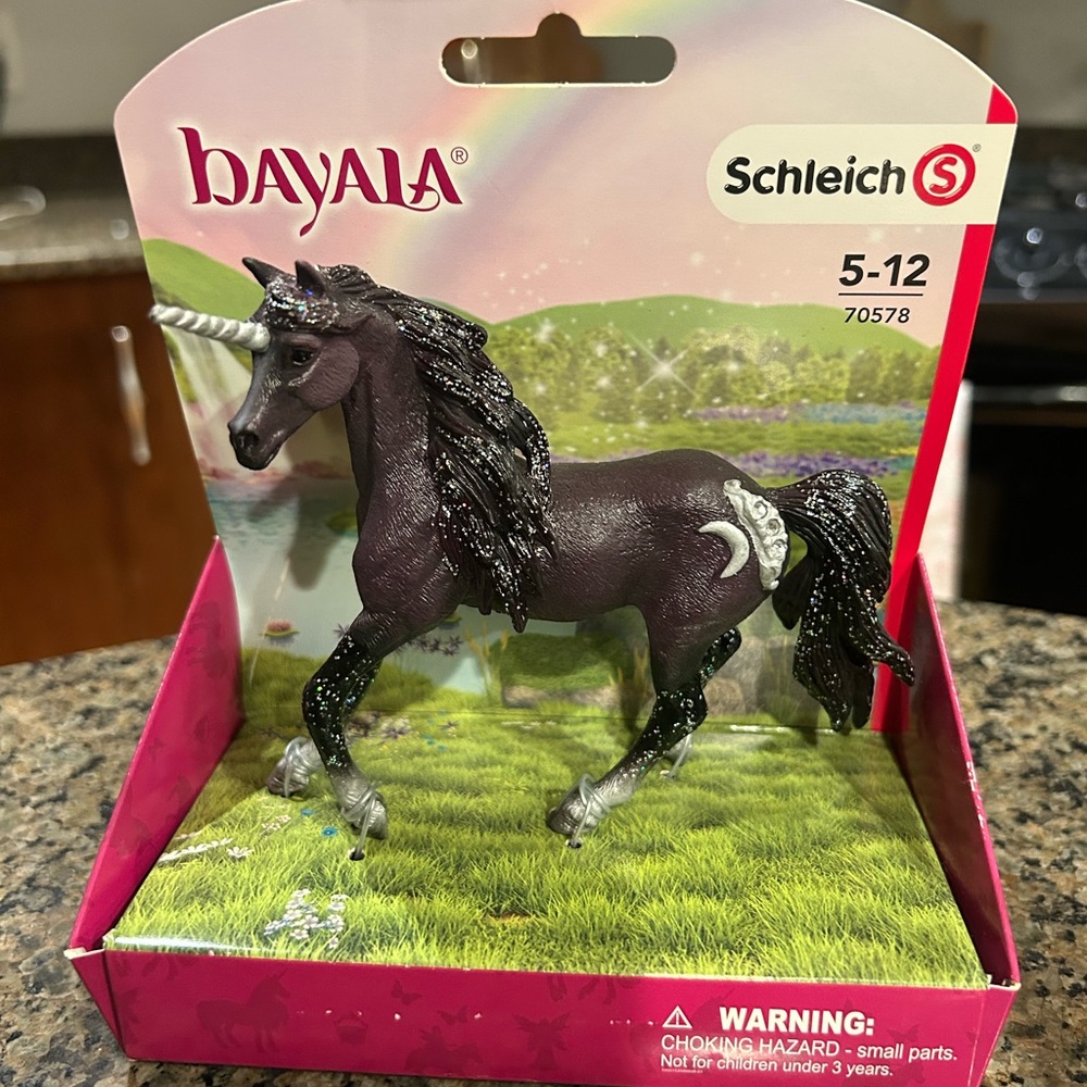 Bayala Black Unicorn Figurine by Schleich